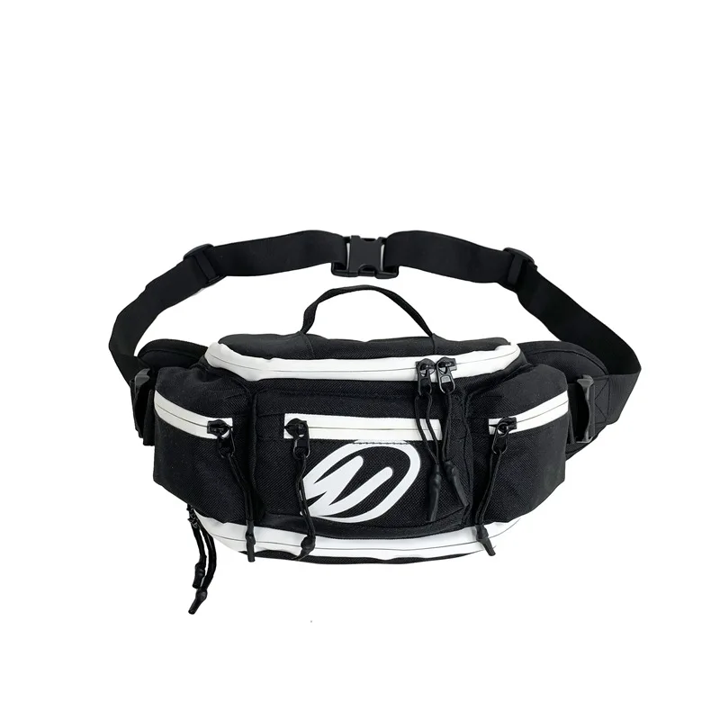 حقيبة خصر راقية لركوب الدراجات في الهواء الطلق ذات سعة كبيرة وحقيبة كروس بكتف واحد لتسلق الجبال والمشي لمسافات طويلة وحقيبة صدر عاكسة عصرية