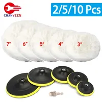 3/4/5/6/7 Inch M14 Polishing Pads Wool Felt Polishing Pad Wheel for Tile Glass Stainless Steel Car Polish Scratche Repair Tools