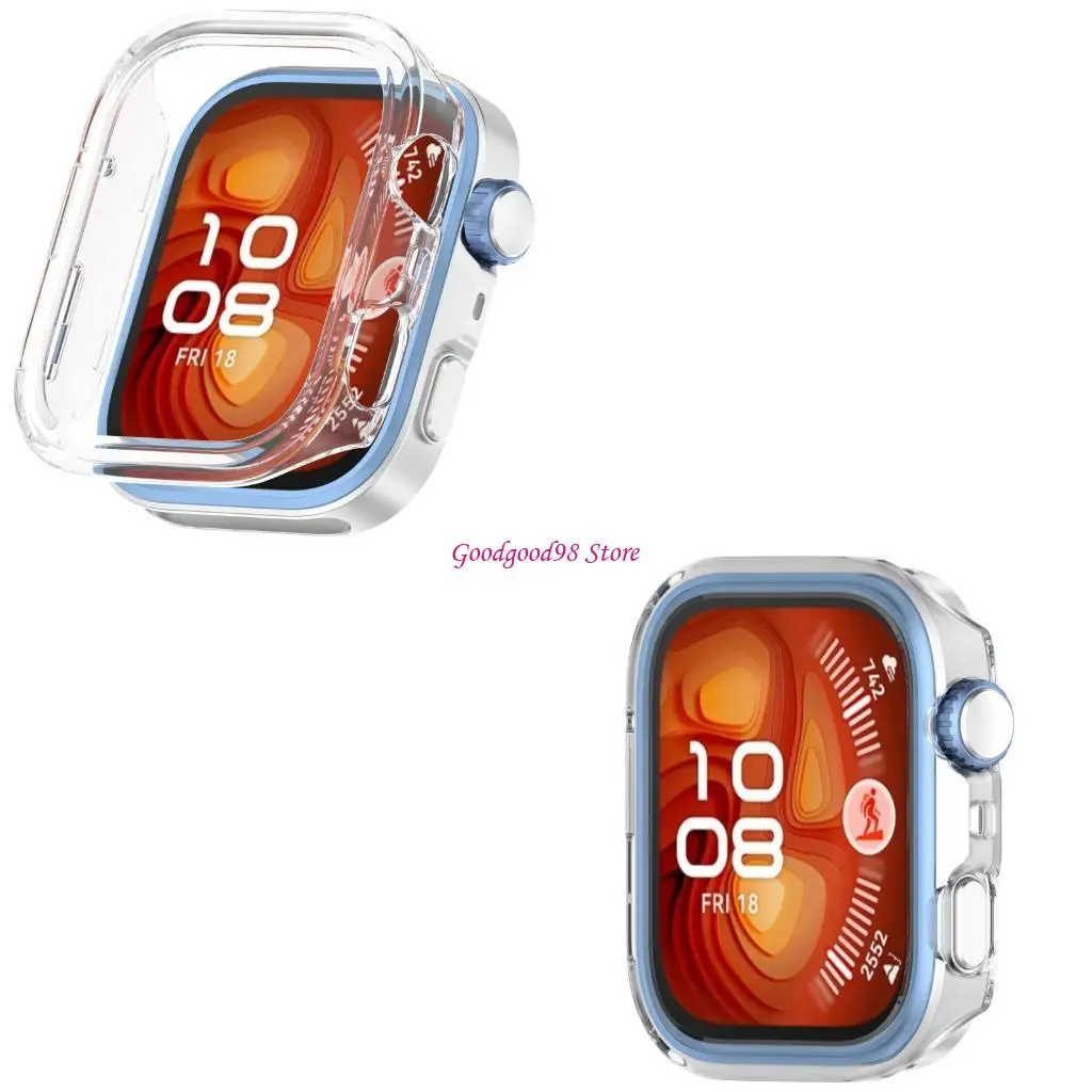 

Semi Enclosed PC Case for Watch Fit 4 Edges Protections Cover Lightweight W8EC