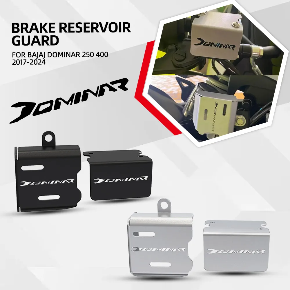 For BAJAJ Dominar 250 400 2017-2024 2023 2022 Motorcycle Accessories Front Rear Brake Fluid Reservoir Cap Guard DOMINAR 250/400