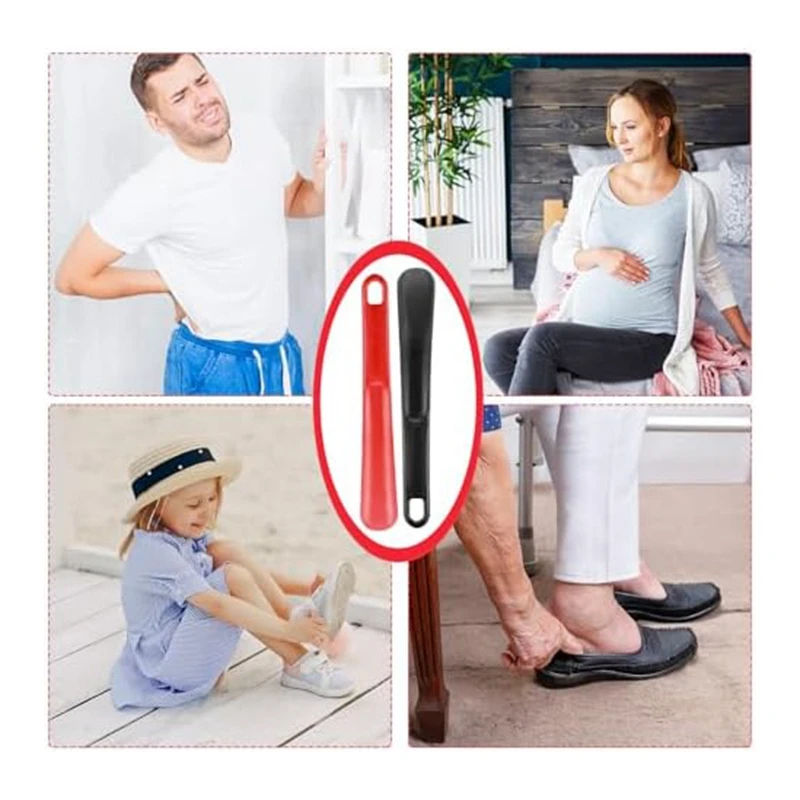 Shoehorn - 25 см-короткая ручка-очень прочная-с отверстием для подвешивания-эргономичная форма-подходит для женщин и людей