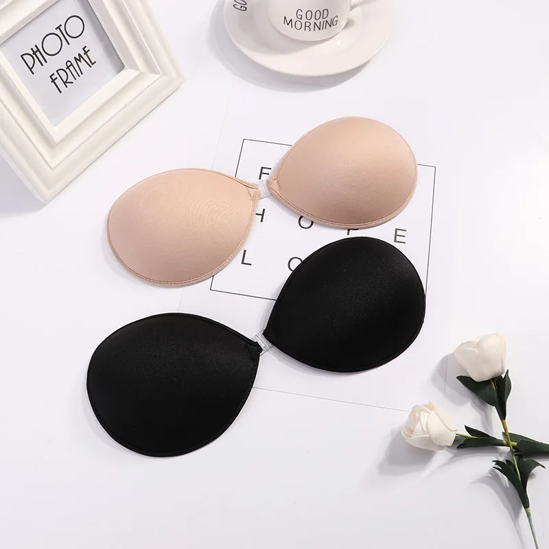 Sexy Sujetador Women\'s bra Invisible Push Up Bra Self-Adhesive Silicone Seamless Front Closure Sticky Backless Strapless Bra