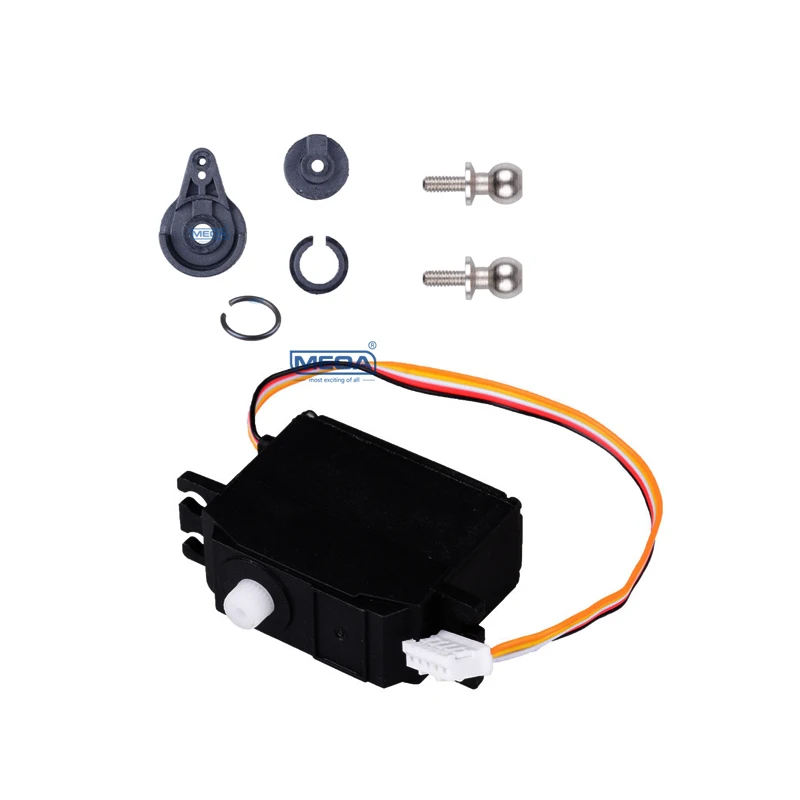 WLtoys 1/12 12423 12427 12428-0120 RC Original Spare Parts 25g 5-Line Servo With 0033 Arm 0074 Ball Head Screw Set