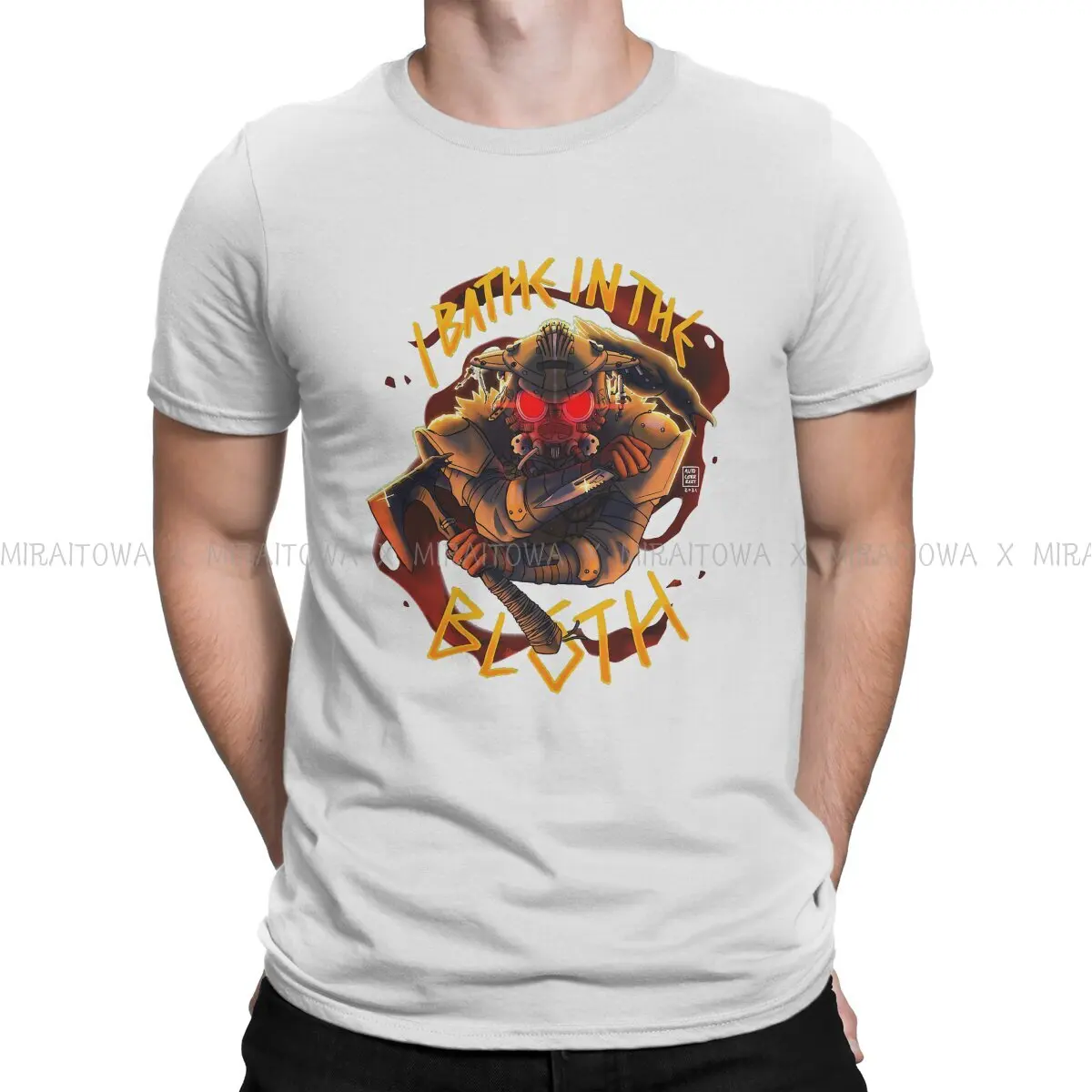 Bloodhound Fanmade Holospray  Graphic TShirt Apex legends Star Warrior Game Style Tops Casual T Shirt Men Tee Special Gift