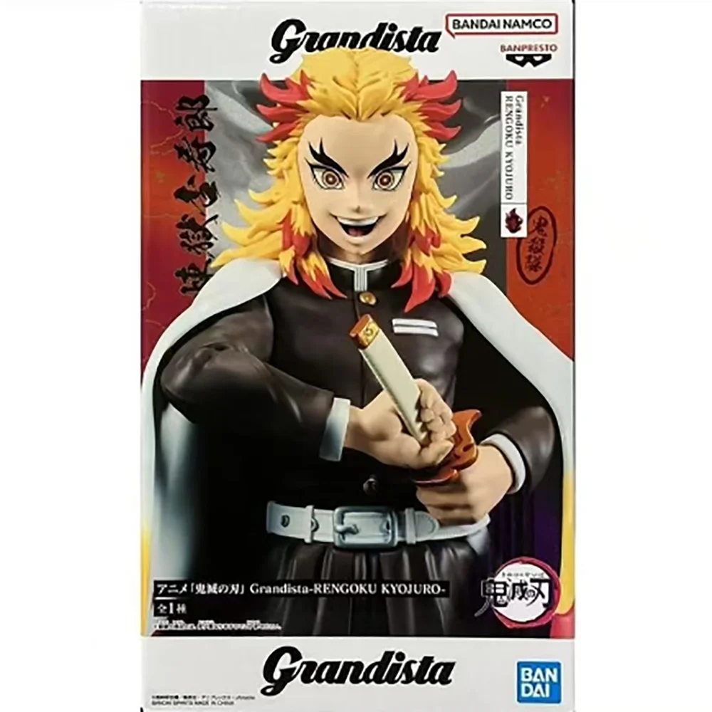 

100% оригинал в наличии Bandai Spirits Banpresto Kimetsu No Yaiba Rengoku Kyoujuro Grandista аниме фигурка модель украшение подарок