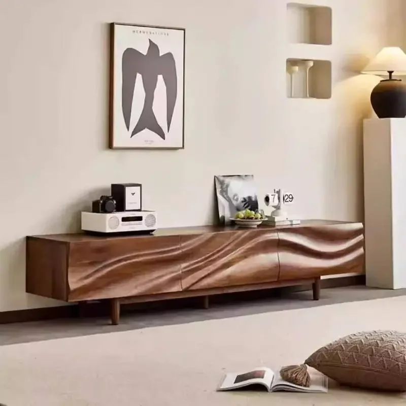 Distinctive Rustic Long Smooth Tv Cabinet Luxury White Sophisticated Compact Metal Tv Cabinet Movel Televisao Indoor Furniture