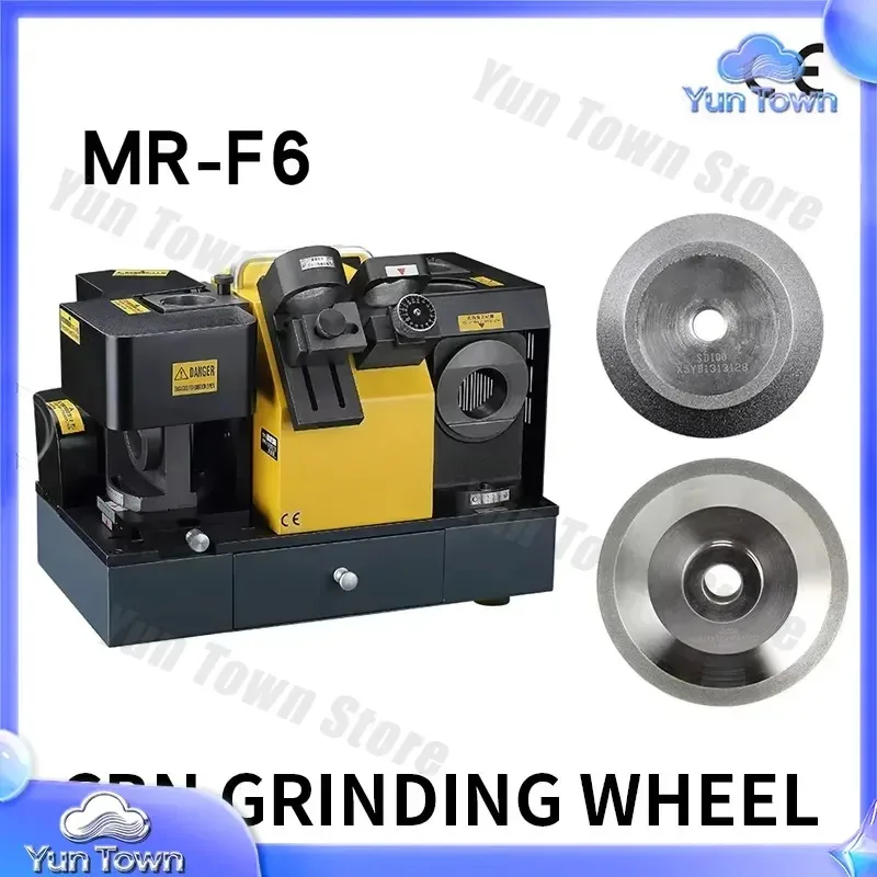 for MR-F6 Drill Bit Milling Cutter Compound Grinding Machine Electric Drill Bit Grinder Grinding Wheel Tool for CNC Milling
