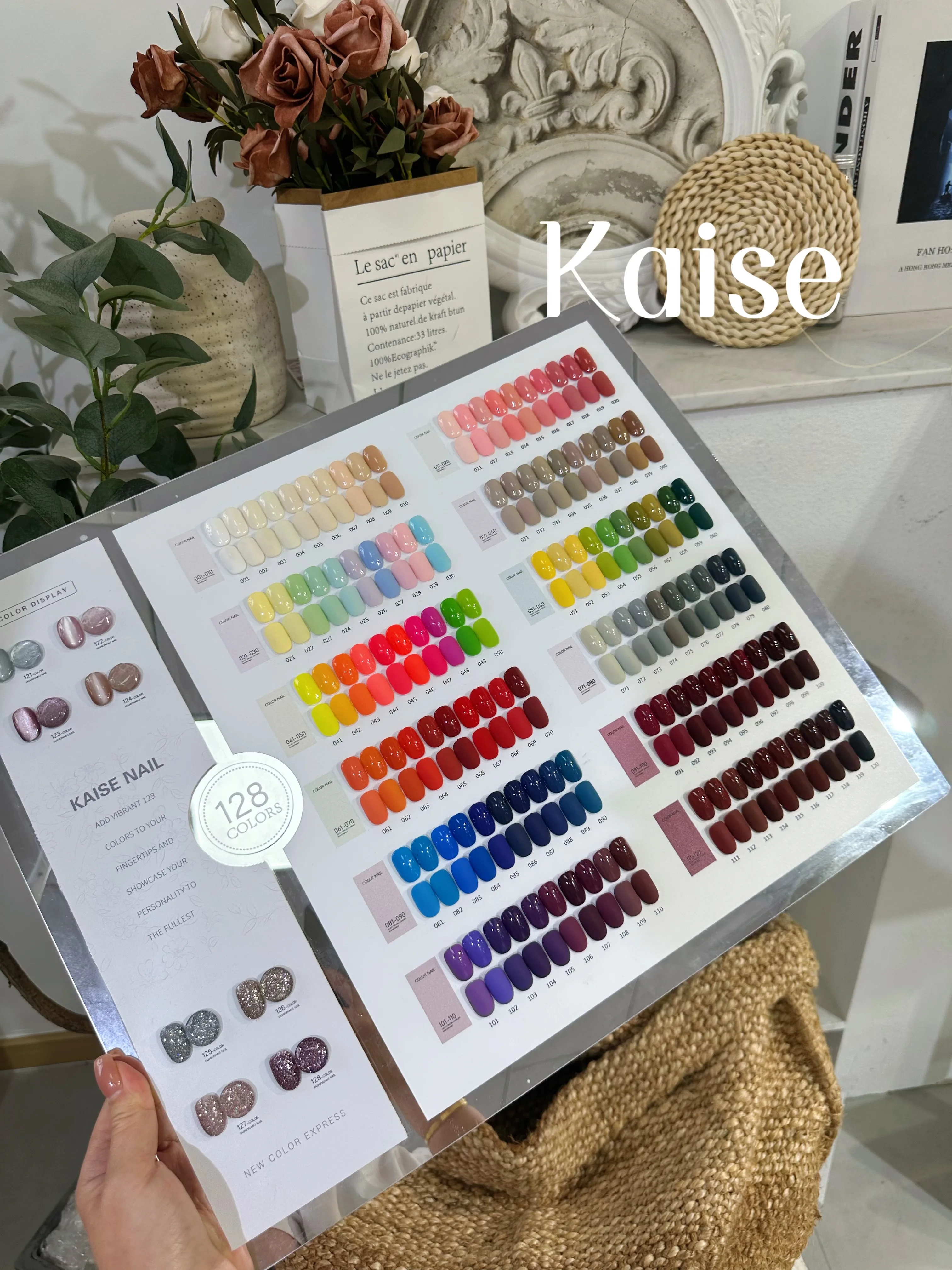 Eleanos High End 128pcs TPO Free Gel Nail Polish Set For Manicure Nail Art Salon 15ml Soak Off UV LED Gel Glitter Varnish Kit