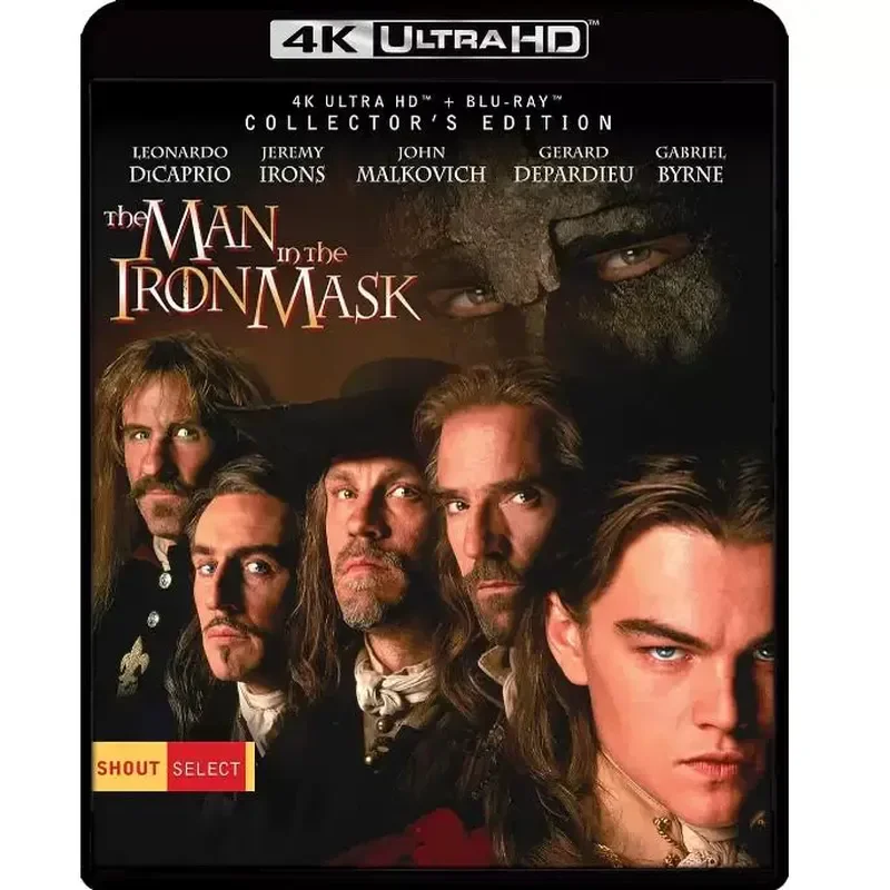 4K-UHD Man in the Mask (1998) Boxed, Dolby Vision, Blu-ray Movie, Blu-ray Disc