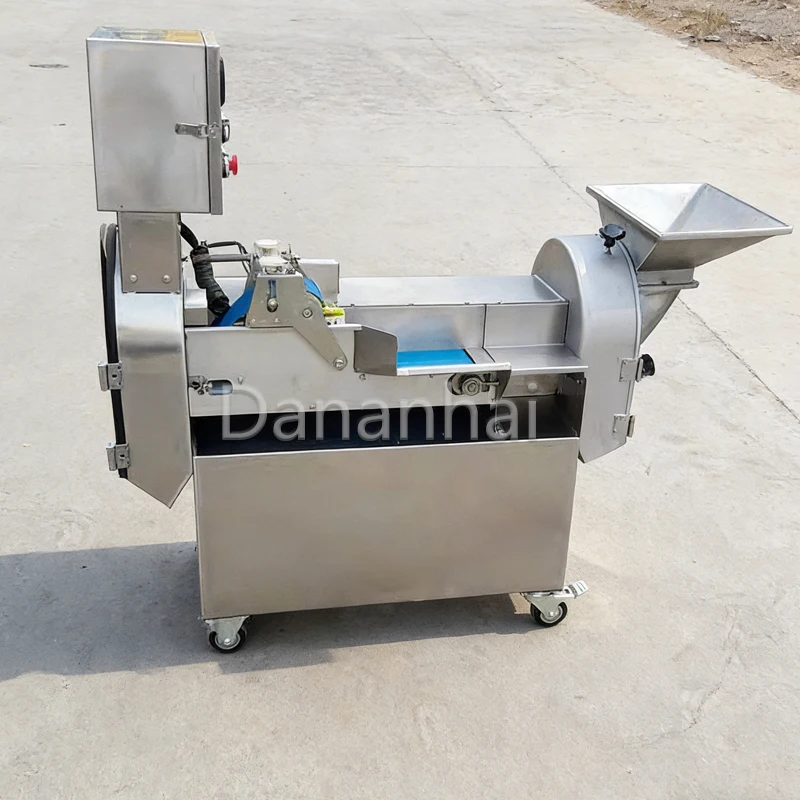 

Electric Vegetable Cutting Machine Commercial Potato Spinach Banana Slicer for Kitchen Restaurant
