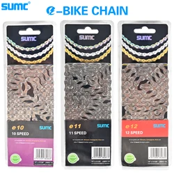 SUMC E-BiKE E8 E9 E10 E11 E12 Chain 8 9 10 11 12 Speeds 136 Links Anti-rust Electric Sport Bicycle eBike Chains Original