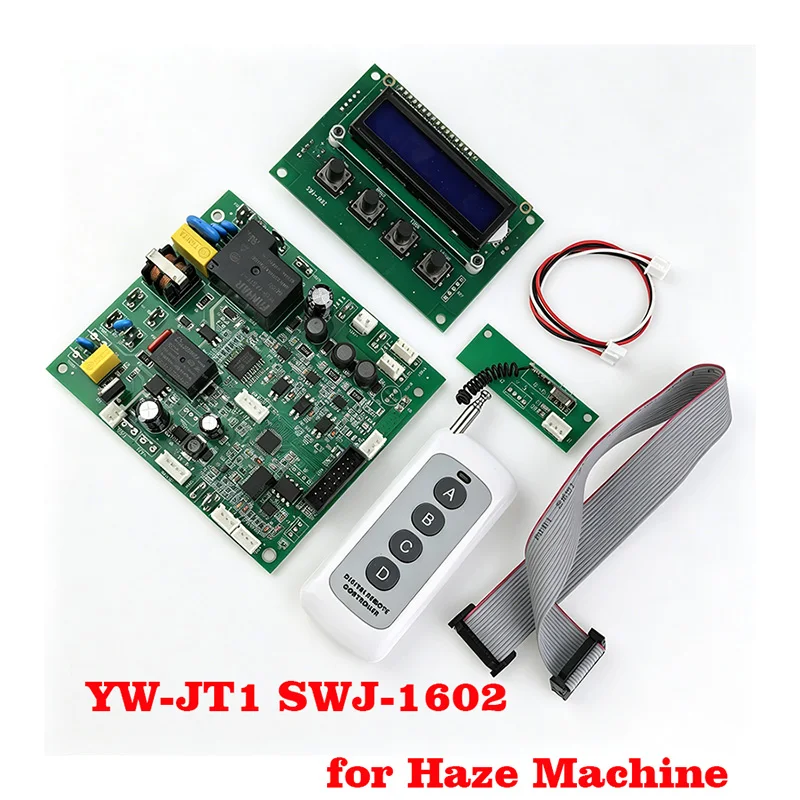 DC 24V12V Control Panel PCB Board Remote Control YW-JT1 for Stage Light Haze Machine Replacement Part