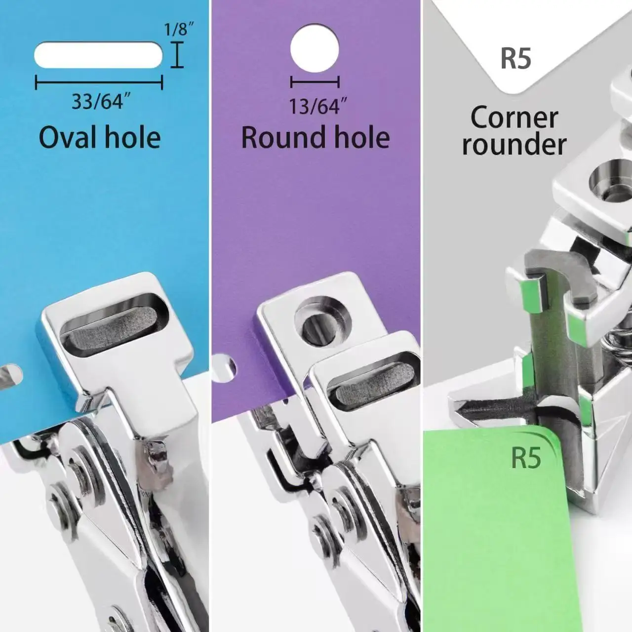 

Multifuctional Hole Puncher PVC Plastic ID Cutter Paper Tag Tool Plier Hole Identity Puncher Punch Stationery Office Supplies