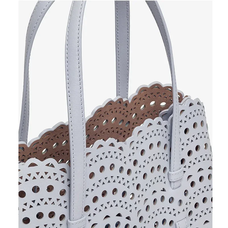 2026 Hochwertige Damen-Tragetasche, Nischendesign Retro Vielseitige Schultertasche, Trendige Wellenförmige Ausgehöhlte Umhängetasche für Frauen – Detail 9
