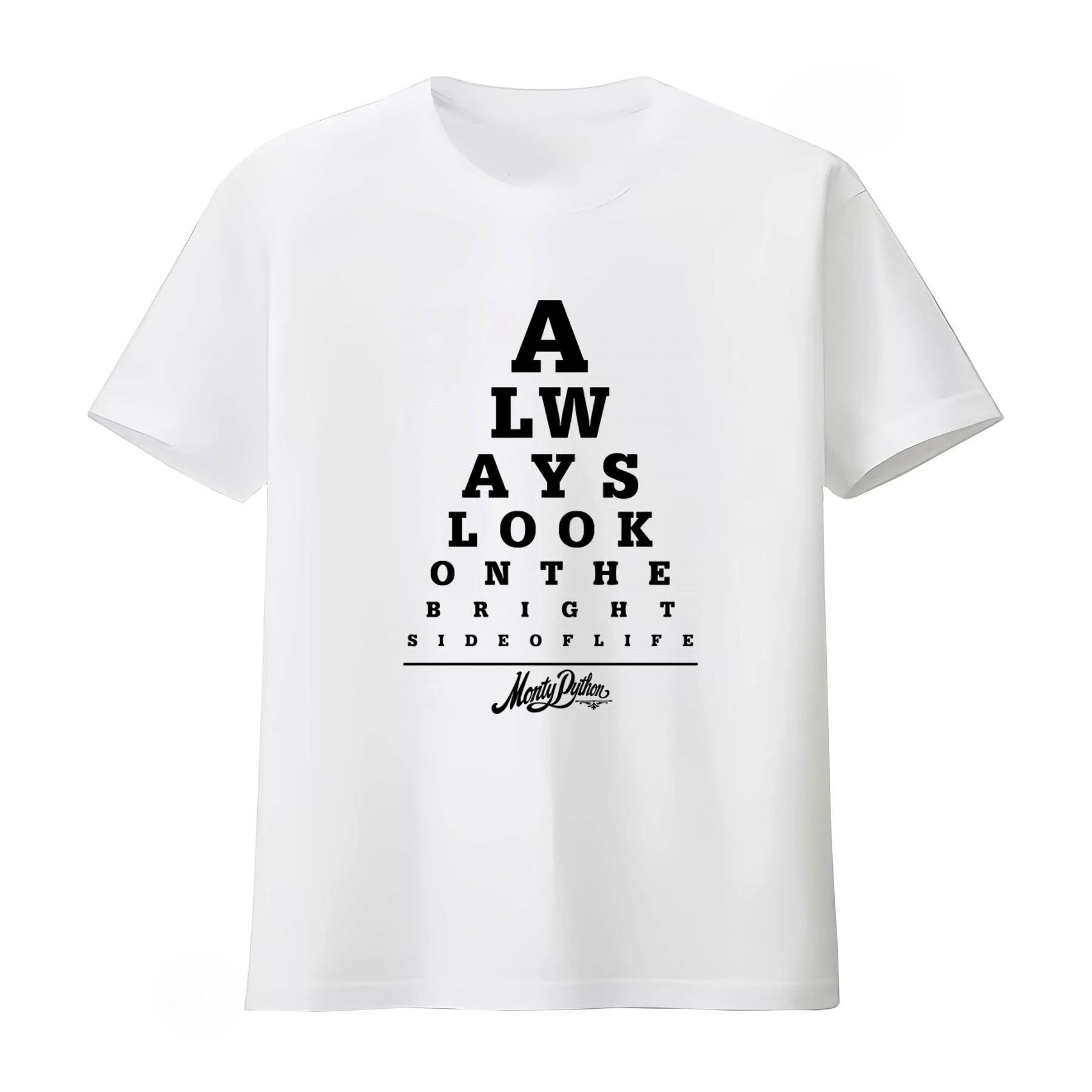Always look at the bright side. Eye test for streetwear comfort and style for men and women's clothing in summer 2026 T-shirts.