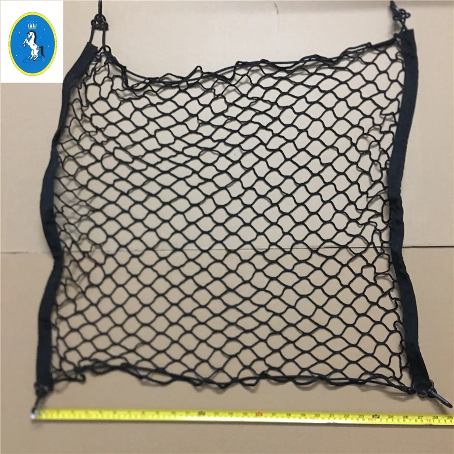 

Задняя сумка для хранения багажника, эластичный сетчатый держатель с 4 крючками, карманный комплект для Nissan Kicks 2016-2024, аксессуары