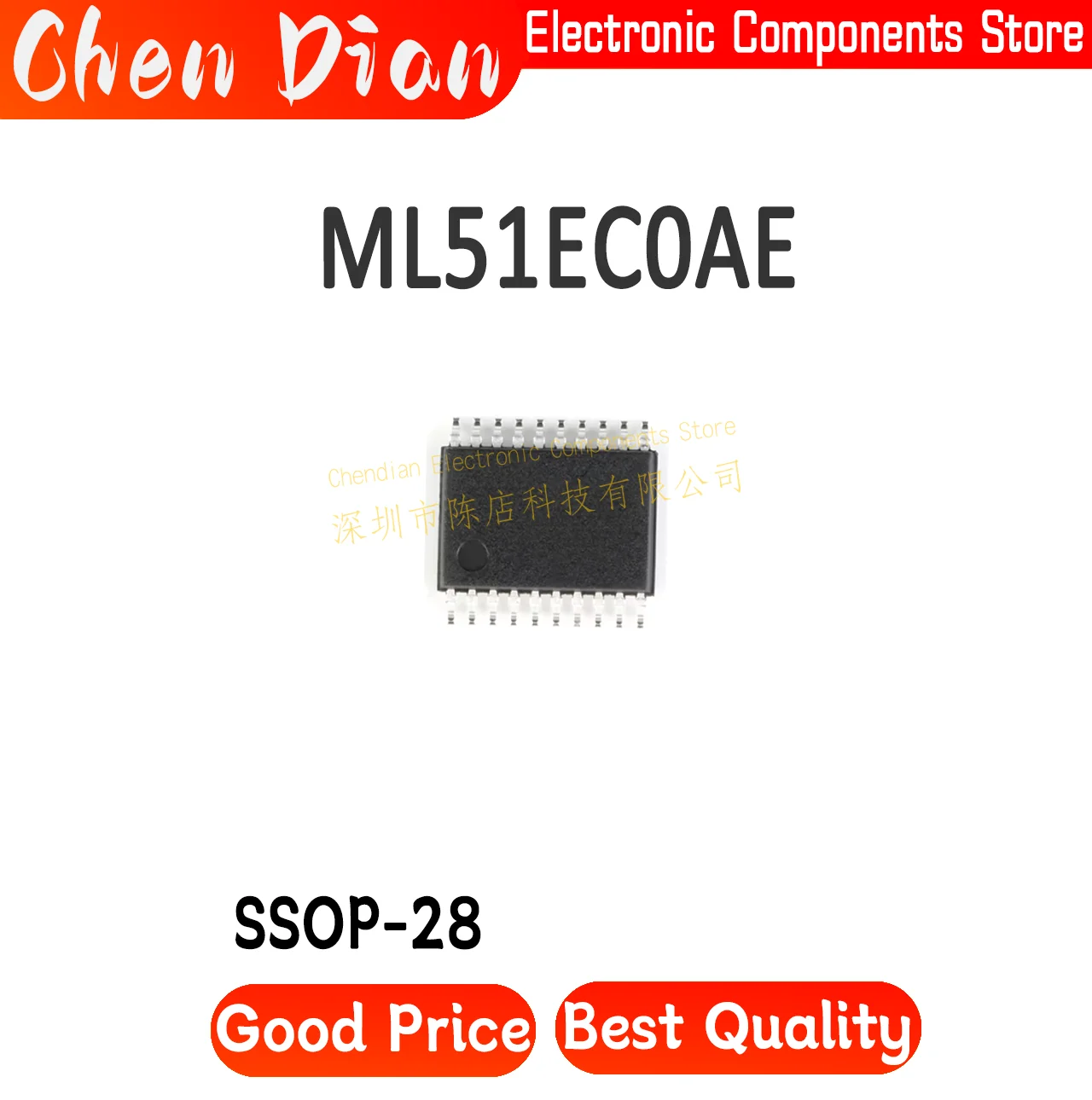 

ML51EC0AE Package SSOP-28 51 Series 24MHz Flash Memory: 32KB RAM: 2KB New Original Genuine