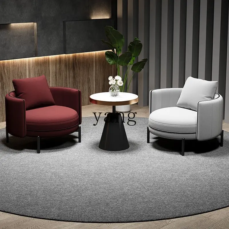 LTT Light Luxury Office Single Chair Homestay Room Rest Area Sales Department Desk and Chair
