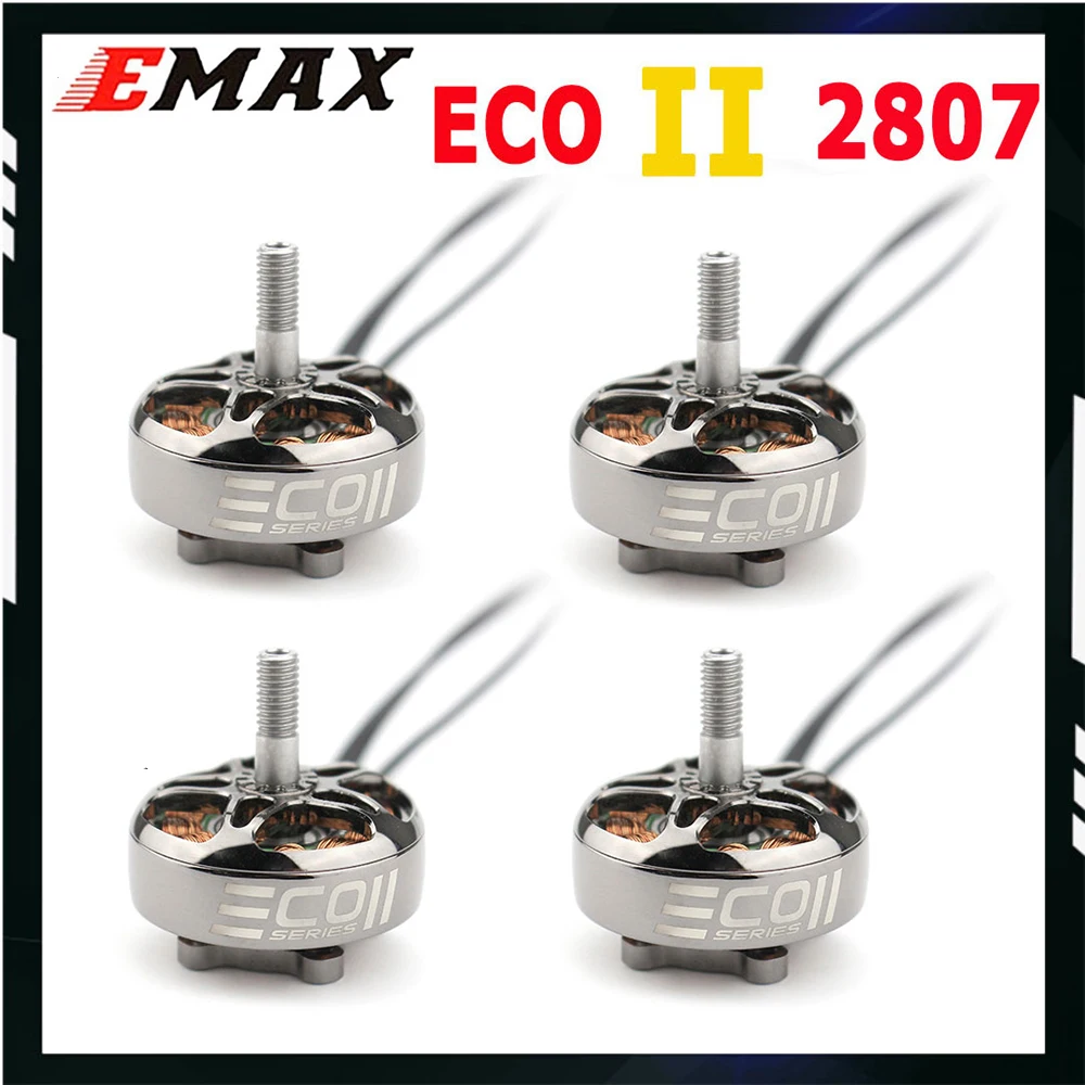 EMAX ECOII Serie ECO II 2807 6S 1300KV 5S 1500KV 4S 1700KV Bürstenlosen Motor für FPV Racing RC Drone Diy teile