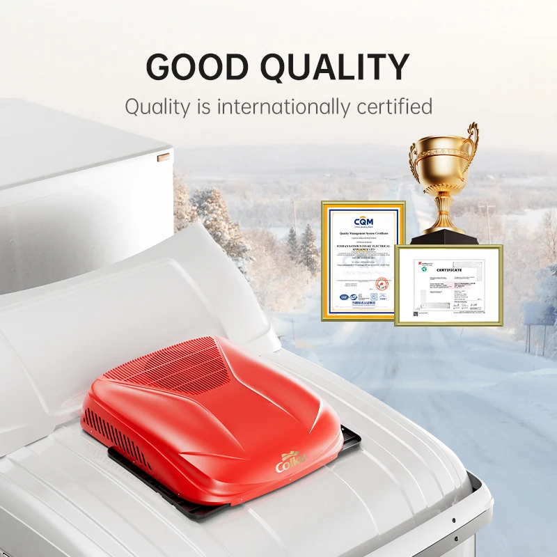 

Уникальный охладитель для парковки Colku HT22 12 В с батарейным питанием, новый состояние, кондиционер на крыше для грузовика, кемпера