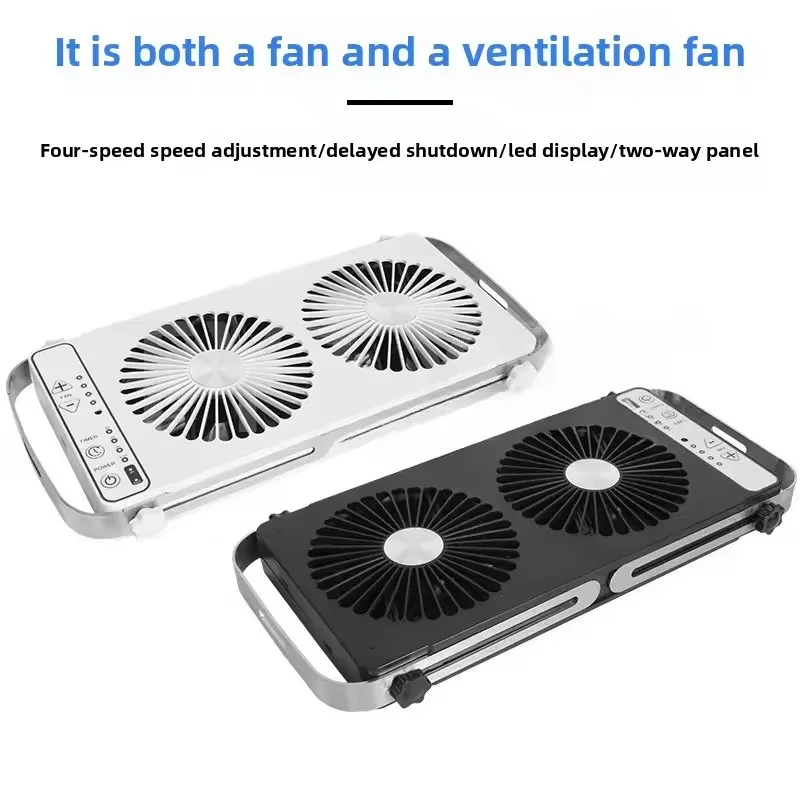 Removable Car Sunroof Ventilation Fan Silent Dual Exhaust & Intake Fan Vehicle Air Radiator for Car Interior Cooling