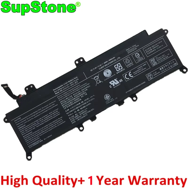 SupStone New PA5278U-1BRS Laptop Battery For Toshiba Portege X30-D-11U X30-E-10U X30-F-10N Tecra X40-D-10R X40-F-BTO X40-E-18G