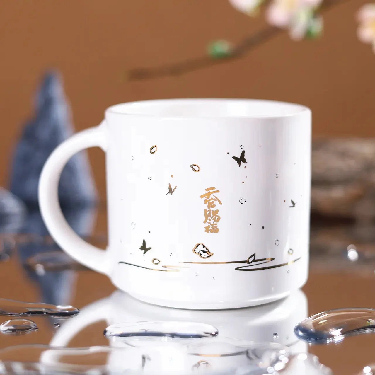 Tasse à café en céramique Anime pour hommes et femmes, tasses à boire de dessin animé, cadeau de Noël, mode Cosplay, Tian Guan Ci Fu Hua Cheng Xie Lian