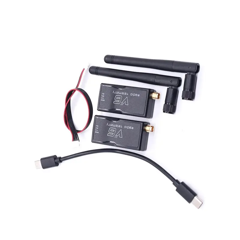 3DR Radio Telemetry V6 1000MW Air And Ground Data Transmit Module With OTG Cables For 6C PRO