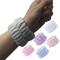 Wrist Wash Band For Women Sweatband Wrist Towels For Washing Face Sport Cuffs Wrist Sweat Band Makeup Wristband Hair Ring