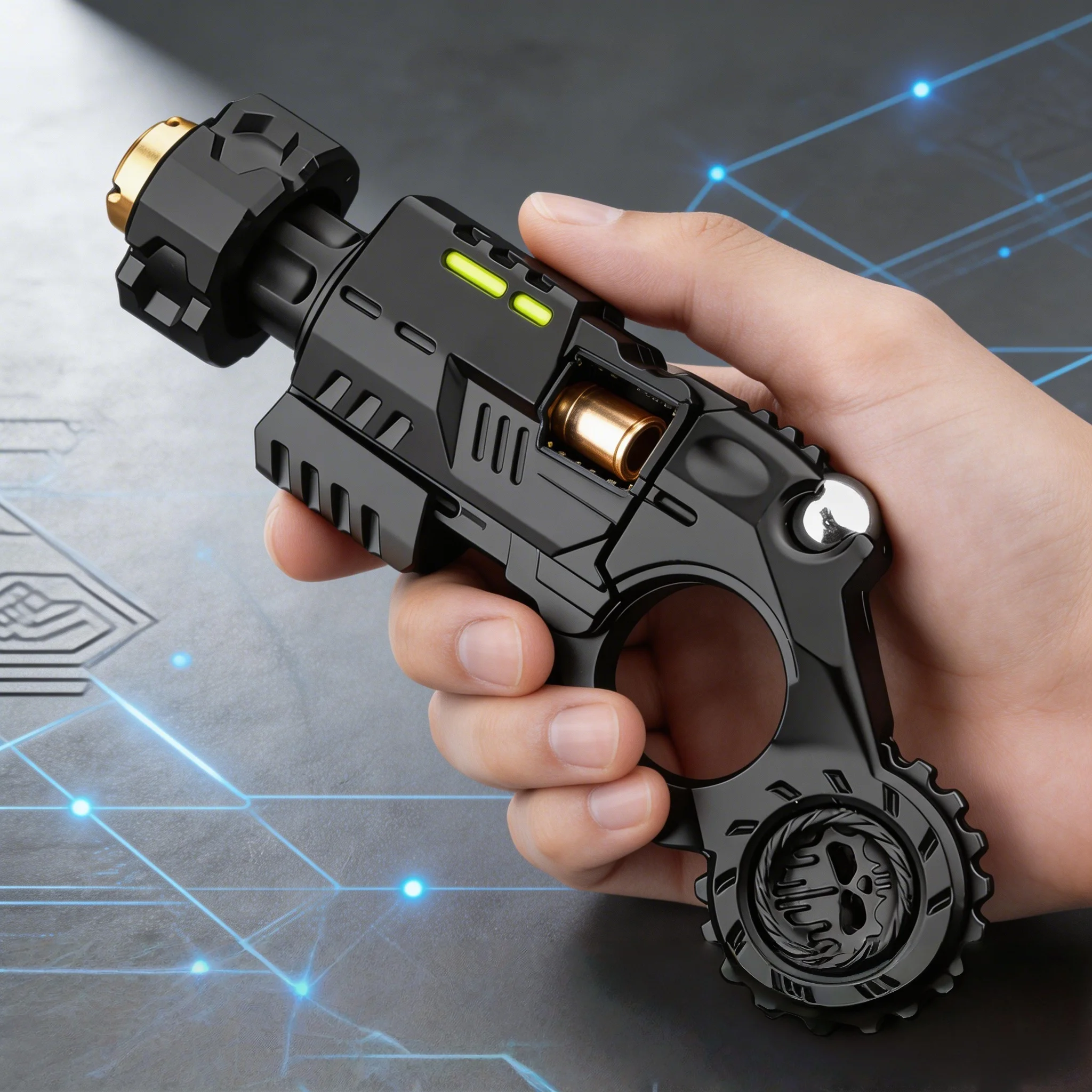 

Игрушечный пистолет с выбросом гильз из металлического сплава - реалистичная сенсорная игрушка для стрельбы, снимающая стресс, крутой настольный гаджет, подарок для взрослых и мальчиков