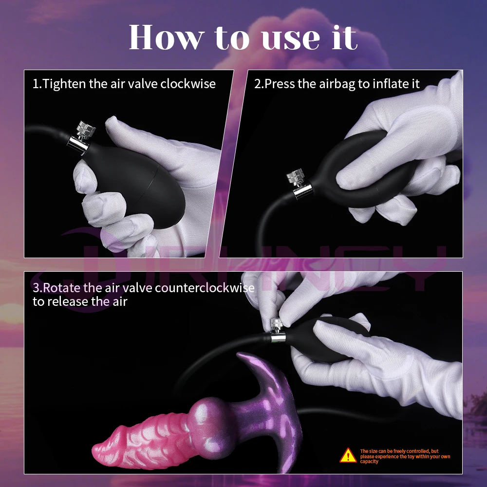 Aufblasbarer Silikon Analplug Für Prostata Und G-punkt Stimulation_voghion.com