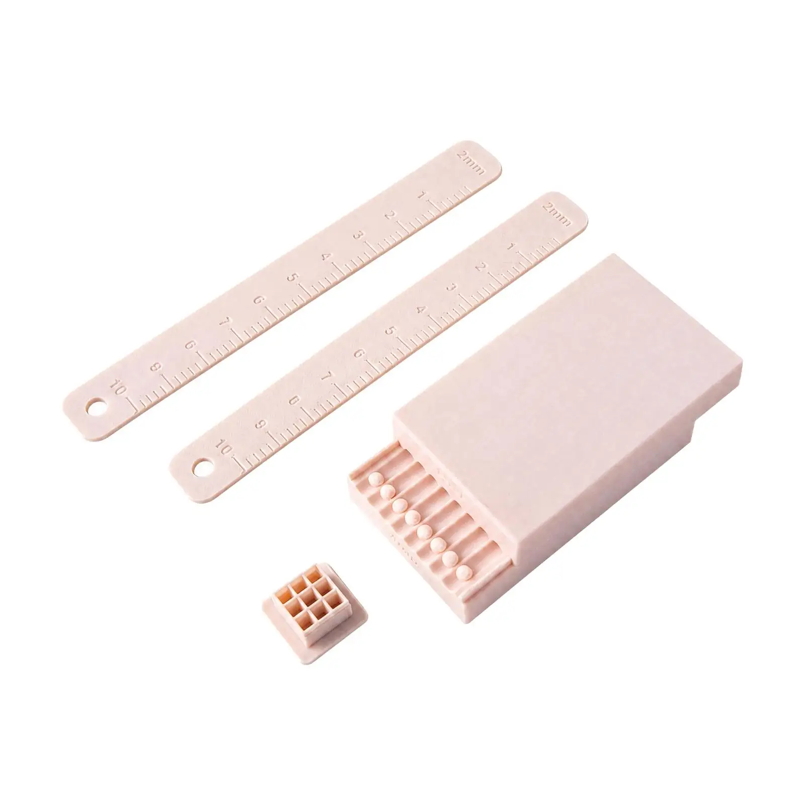 Clay Bead Maker with Thickness Rulers Long-Lasting Soft Clay Ball Forming Tool Beginner-Friendly Practical for Jewelry Makers