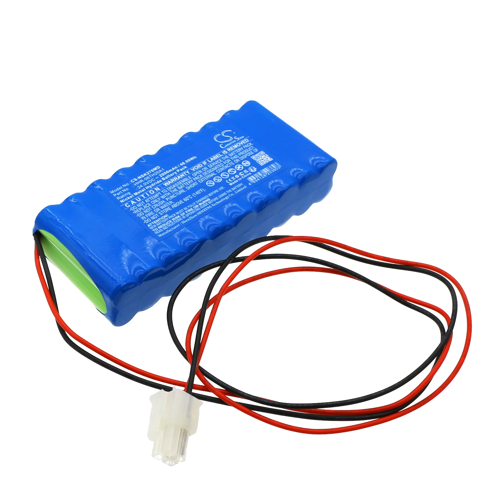 Replacement Battery For NIKKISO DDB-27,DBB-27 HHR-06TH20A1 2000mAh / 48.00Wh Medical