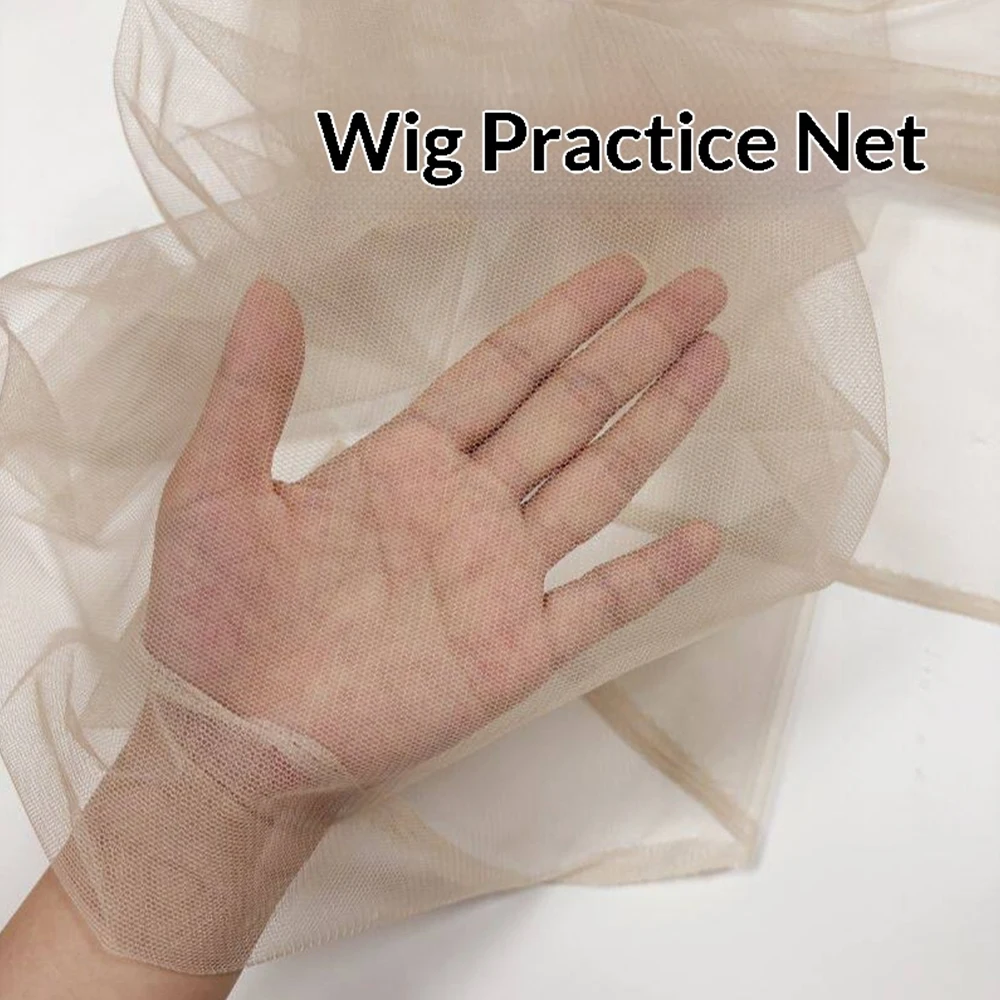 Swiss Lace Mesh For Wigs Making Lace Wig Base Cap Lace Frontal Closure 1Yard Lace Top Wig Material Weaving Netting Invisible
