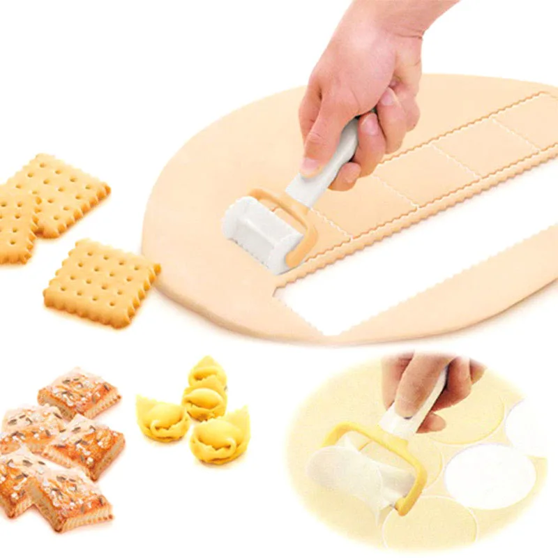 Dough Cutter Set of 3 Design Ravioli Cookie Cutters Ravioli Biscuits Dumplings Shaper Environmental Protection Health