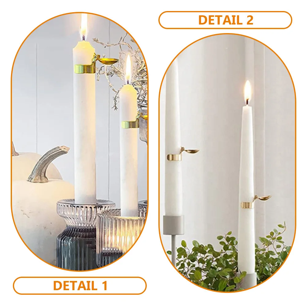 4pcs Snuffer Automatic Flame Extinguisher Tool Heat Resistant For Scented Jar Tea Light Candles Home Decor Gift