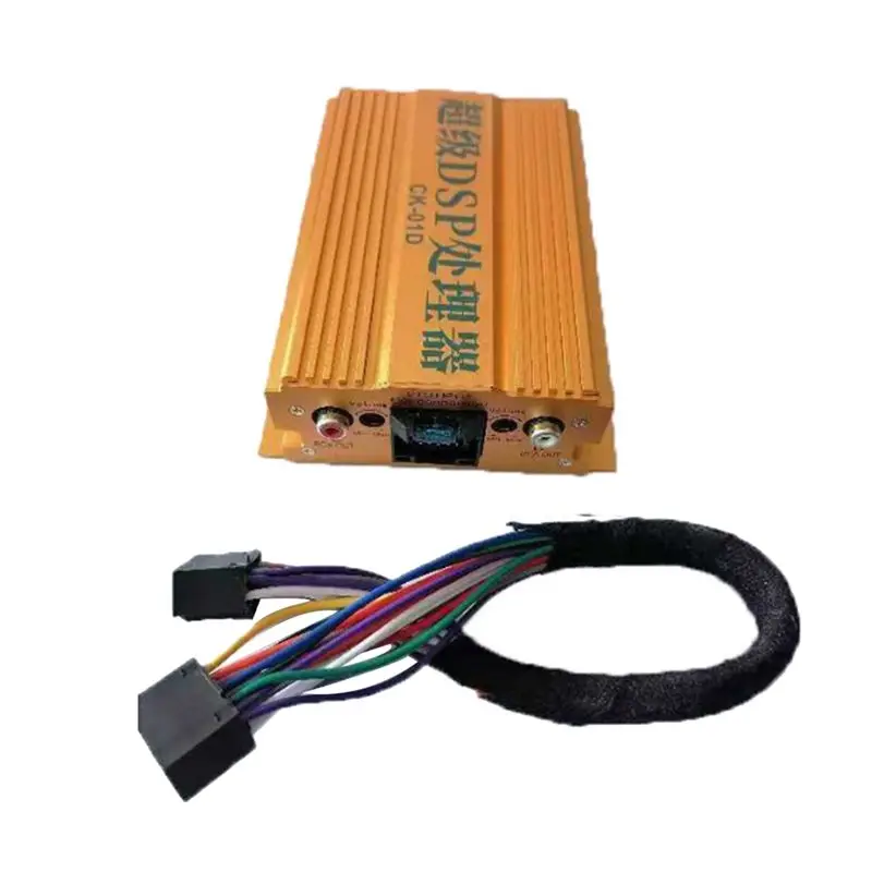 

Универсальный автомобильный DSP-усилитель для автомагнитолы с 4-канальными модифицированными динамиками, без потерь качества, для Android, проводной, для стереосистемы