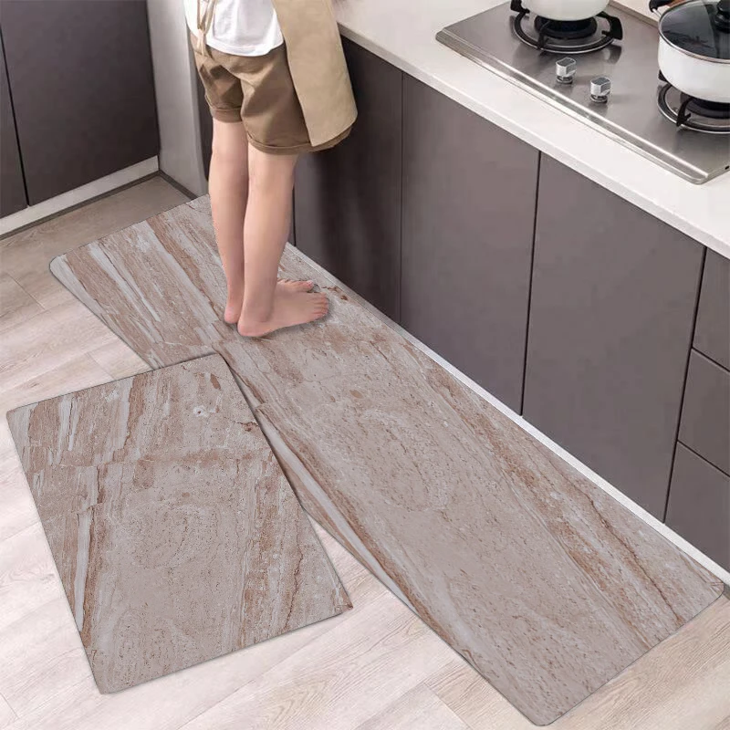 

Imitation marble pattern series kitchen floor mats super non-slip and super absorbent home decoration diatom mud floor mats