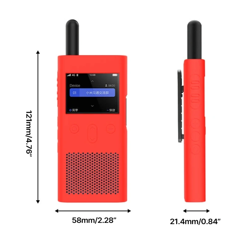Custodia protettiva in silicone Dropship adatta per 3 walkie-talkie radio bidirezionale morbida pelle antigraffio per radio