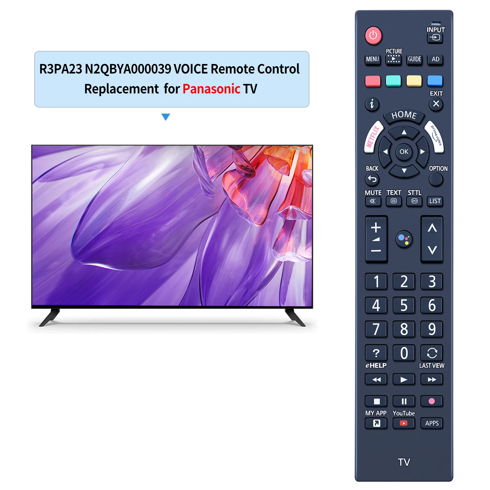 Remote control  R3PA23 N2QBYA000039 for Panasonic TV