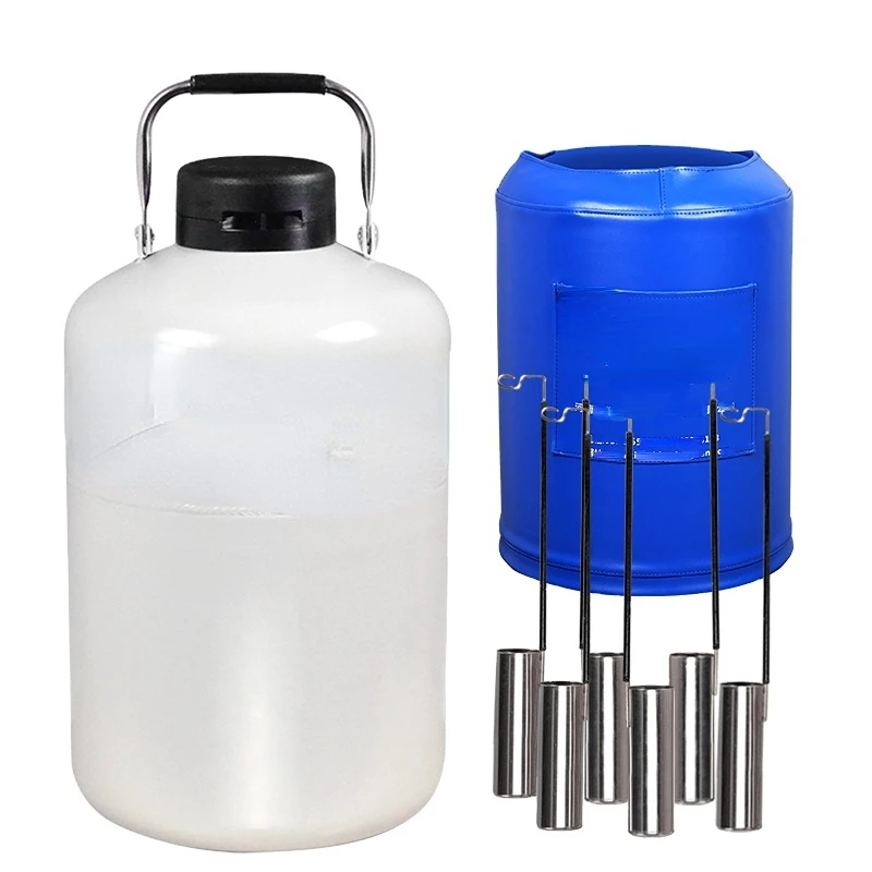 YDS-3 Cryogenic Portable Semen Container 2 Liter Liquid Nitrogen Tank 10L Dewar Vesse