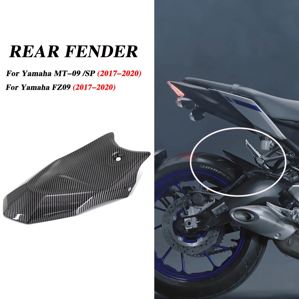 

Carbon Fiber Motorcycle Accessories Rear Hugger Fender Rear Splash Guard Mudguard FOR YAMAHA MT-09/SP FZ-09 2017 2018 2019 2020