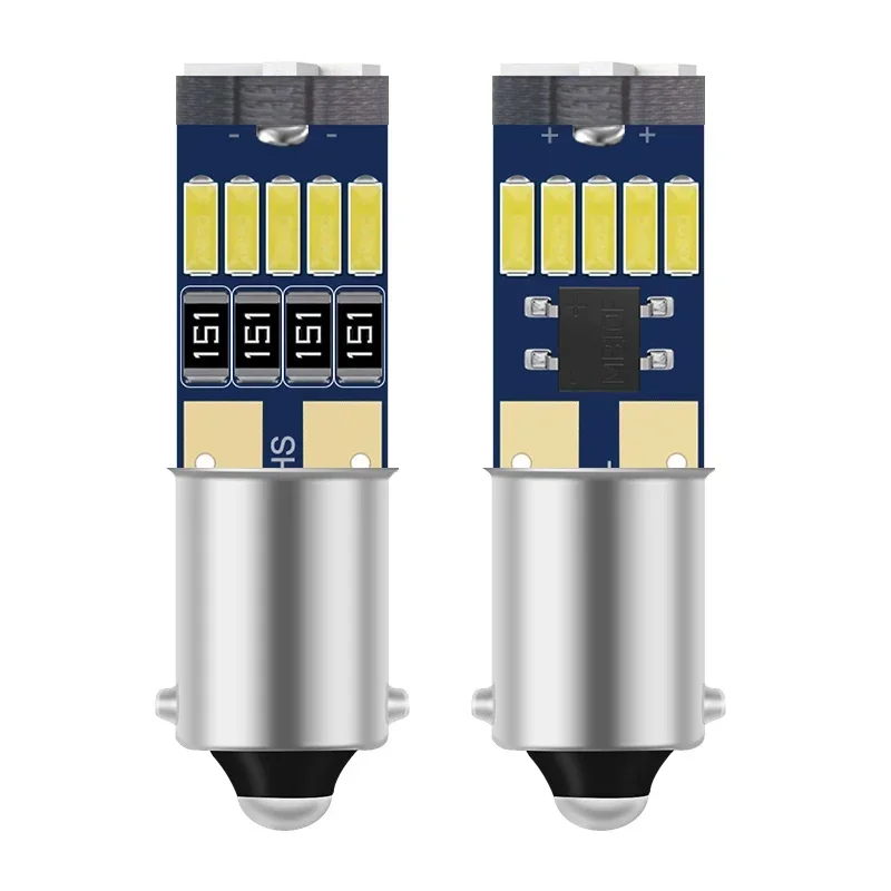 2Pcs BA9S Led H6W T…