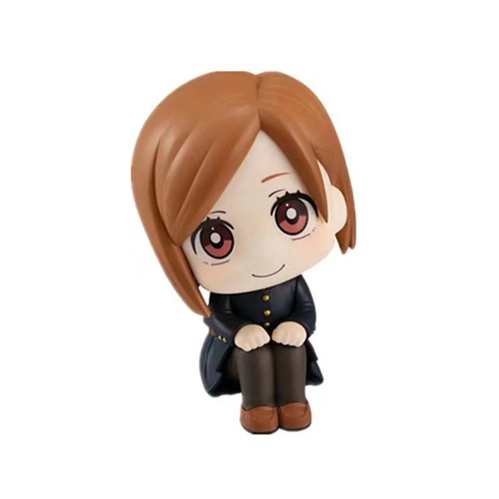 Jujutsu Kaisen Figures Anime Satoru Gojo Itadori Yuji Megumi Sitting Position Doll Model Action Figure Toys For Kids Gift