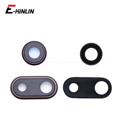 Back Rear Camera Lens Glass Ring Cover With Frame Holder For iPhone X 7 8 Plus Replacement Parts