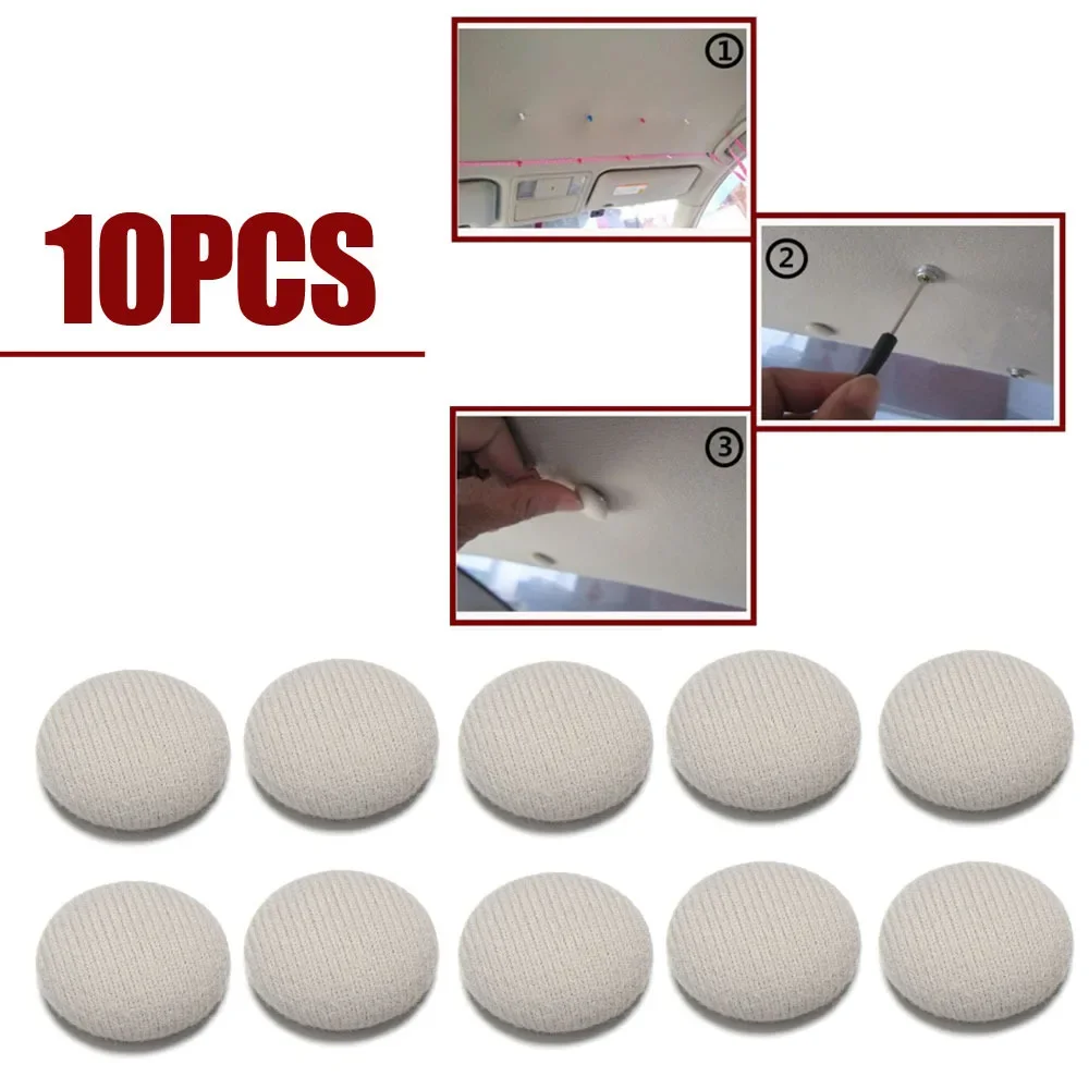 10pcs Auto Canopy Fastener Clamp Rivets Retainer Repair Screw Car Roof Buckle Screw Cap Clip Car Interior Accessory for Benz BMW image 5