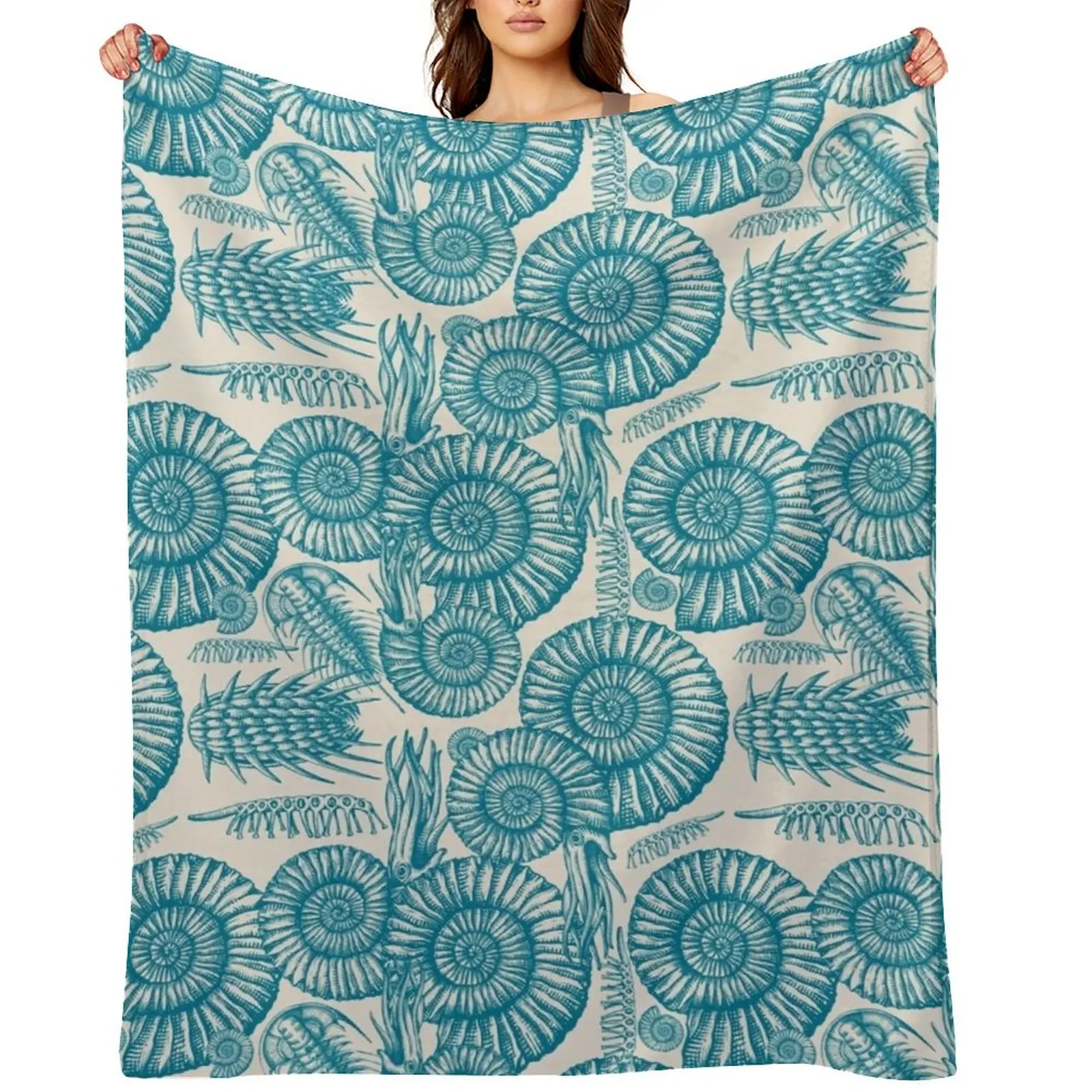 

ANCIENT SEA Throw Blanket Hairys Decorative Throw sofa bed Travel Blankets