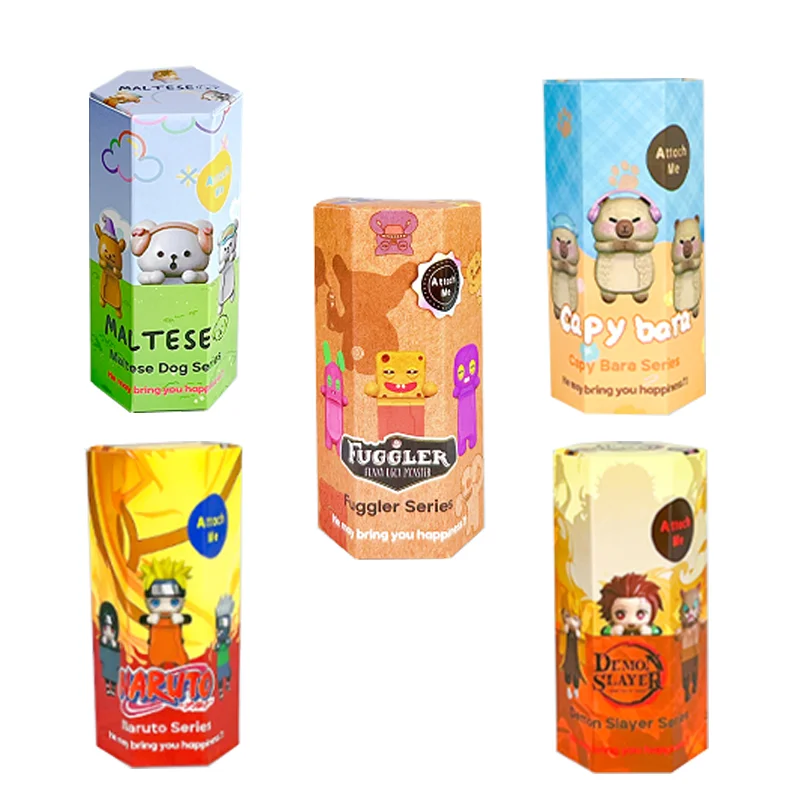 Decorazione per auto con scatola cieca angelo, decorazione appiccicosa per cellulare, decorazione per la famiglia Senbeier, statuetta, linea di giocattoli alla moda, scatola cieca per cani