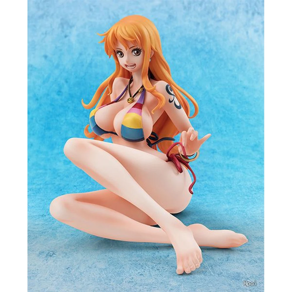 MegaHouse POP "إصدار محدود" Nico Robin Boa.Hancock Nami Ver.BB نموذج مصنوع يدويًا تماثيل شخصيات الرسوم المتحركة القابلة للجمع #4
