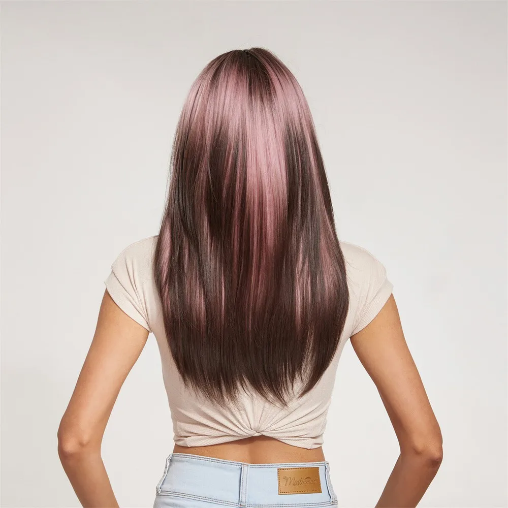 Рисунок 4 - Короткий черный, розовый синтетический